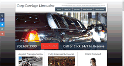 Desktop Screenshot of cozycarriagelimo.com